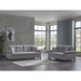 Bellona Mocca P Kol living room set with sofa and armchairs in a cozy, modern design, featuring warm brown upholstery.
