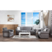 Bellona Elita S living room set with sofa, armchair, and coffee table arranged in a modern, stylish living space.