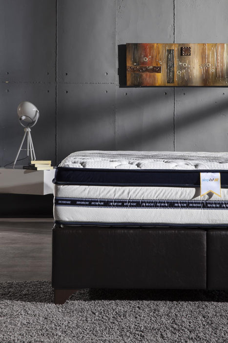 Bellona Biorythmic Sleep Eurotop Mattress with plush top and supportive layers, designed for comfort and restful sleep.