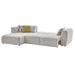 Bellona Picasso left-facing sectional with five pieces, featuring modern upholstery and plush cushions for stylish comfort.