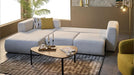 Bellona Picasso left facing 5-piece sectional sofa with modern design and plush cushions, perfect for stylish living room seating.