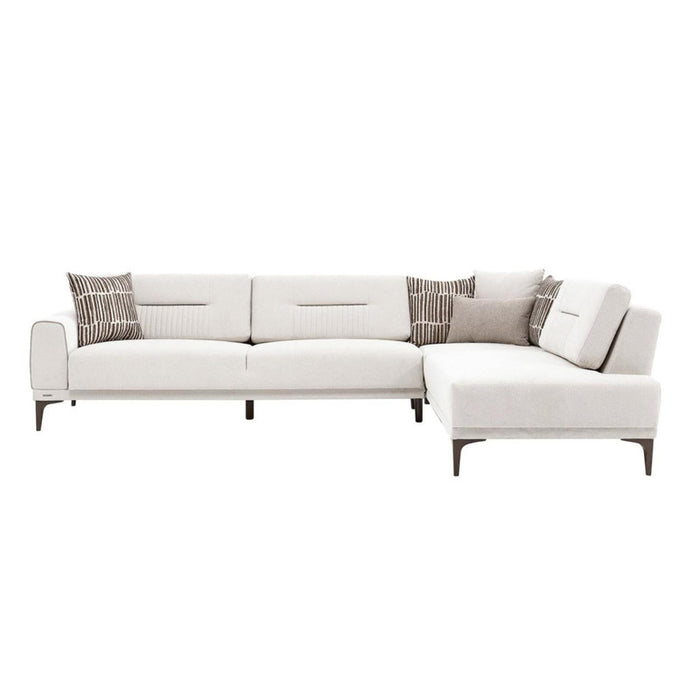 Bellona Seul right-facing sectional sofa with plush cushions and modern design, perfect for contemporary living rooms.