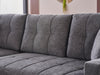 Bellona Mocca sectional sofa with three pieces, featuring plush cushions and modern design, perfect for living room comfort.