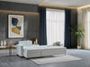 Bellona Mocca sectional sofa with plush cushions and modern design, shown in a spacious living room setting.