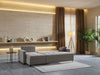 Bellona Mocca Sectional Sofa with plush cushions and modern design, featuring dark brown upholstery and spacious seating.