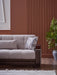 Bellona Natural Sectional 4-piece sofa set with plush cushions and neutral fabric, perfect for modern living rooms.