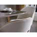 Pair of Bellona Veronica dining side chairs with metal legs, featuring a modern design and comfortable upholstered seats.