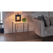Bellona Plaza side table in ivory with a sleek, modern design and smooth surface, perfect for living room or bedroom decor.