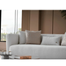 Bellona Monroe 3-seat sleeper sofa with plush fabric, showcasing its convertible design and comfortable seating.