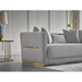 Bellona Monroe 3-seat sleeper sofa in modern fabric with cushions and fold-out bed, stylish and functional living room furniture