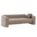 Bellona Veronica 3-seat sleeper sofa with beige fabric and plush cushions, featuring a fold-out bed and modern design.
