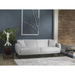 Bellona Flexy Sofa in a Box, modern fabric sofa with cushioned armrests and sleek design, displayed in a living room setting.