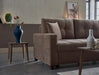 Bellona IVY sectional with three stationary fabric sofas arranged in a modern living room setting