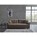 Bellona Mocca P Kol stationary sofa with plush cushions and wooden legs, showcasing a cozy, modern living room setup.