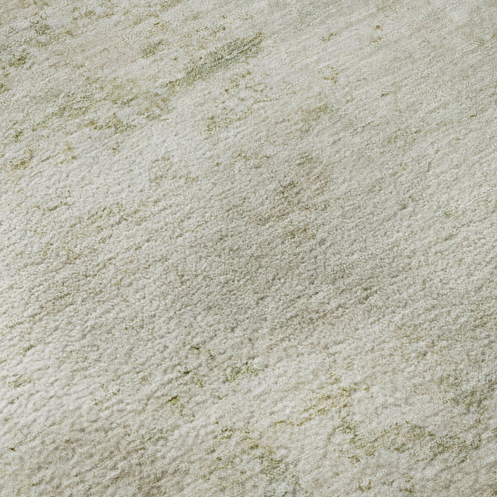 10' X 14' Abstract Washable Area Rug With UV Protection (699160) - Linen / Beige