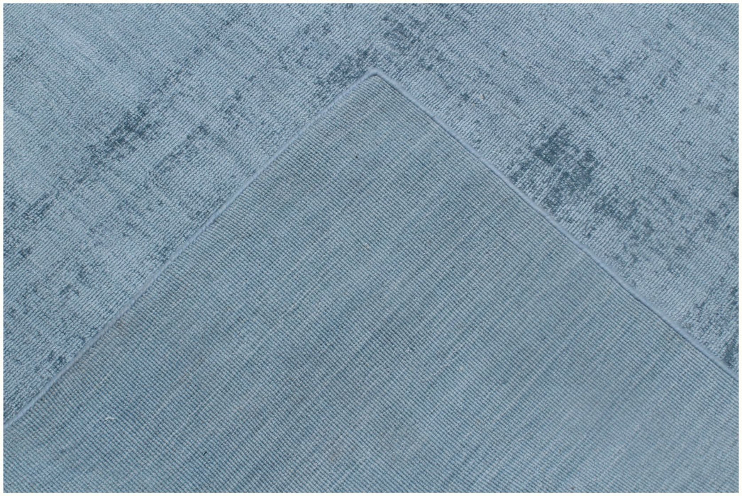10' x 14' Hand Loomed Area Rug - Denim Blue