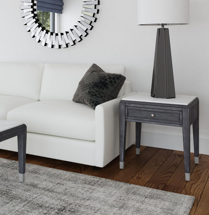 North Bend - End Table - Gray