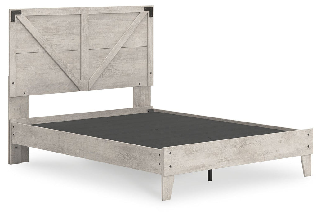 Shawburn - Platform Bed With Crossbuck Panel Headboard