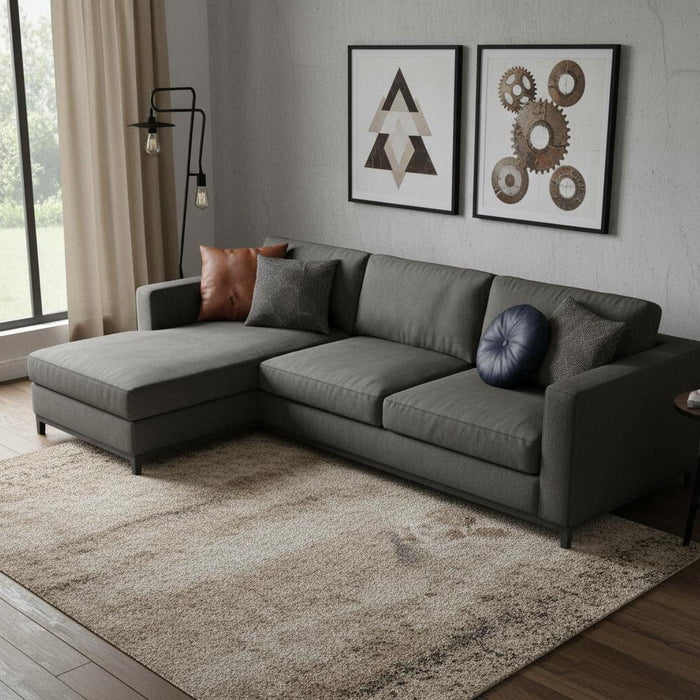 10' X 13' Abstract Area Rug (722313) - Blue / Ivory
