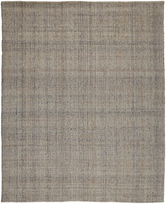 8' x 10' Hand Woven Area Rug - Ivory Tan And Gray