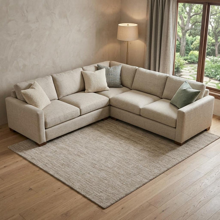 9' X 12' Hand Woven Area Rug (743935) - Taupe / Brown