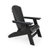 Giga Adirondack arm chair made of durable HDPE poly lumber, suitable for poolside, patio, or garden relaxation settings.