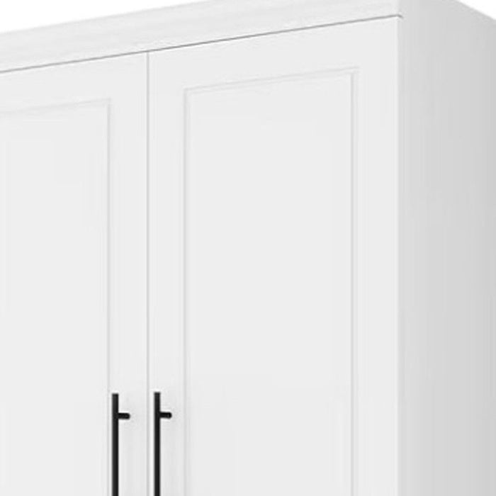 71" Four Door Combo Dresser - White