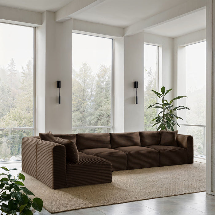Shaggy - 5 Piece Modular Sectional