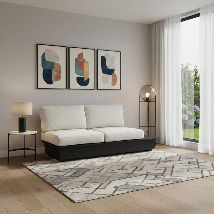 79" Polypropylene Sofa - Beige