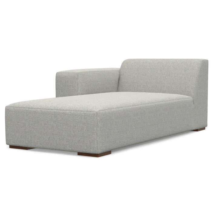 44" Fabric Arm Chair - Gray / Brown