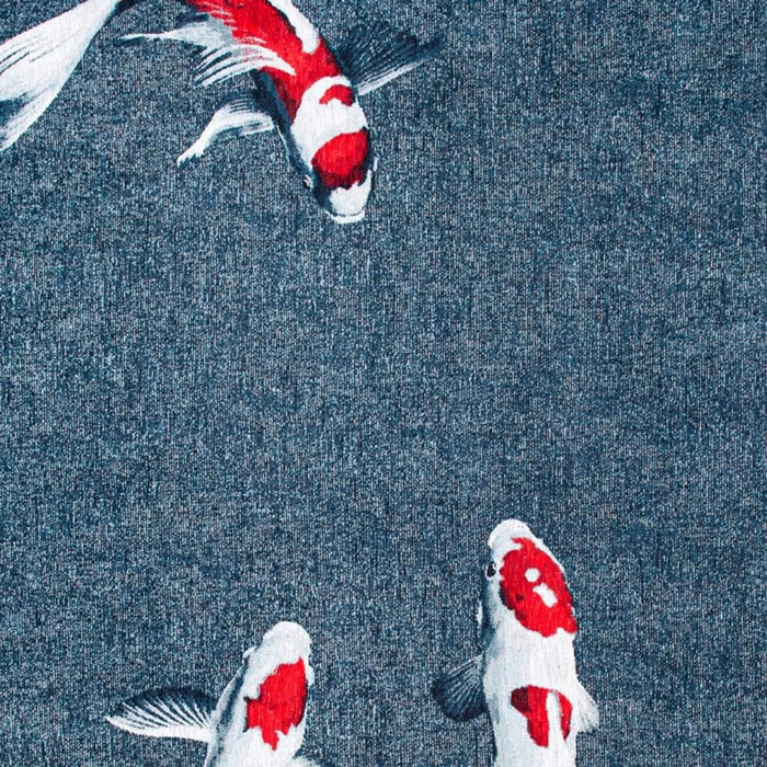 6' X 8' Abstract Washable Area Rug (552036) - Blue / White