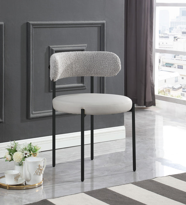 Beacon - Faux Leather Dining Chair With Black Legs (Set of 2)