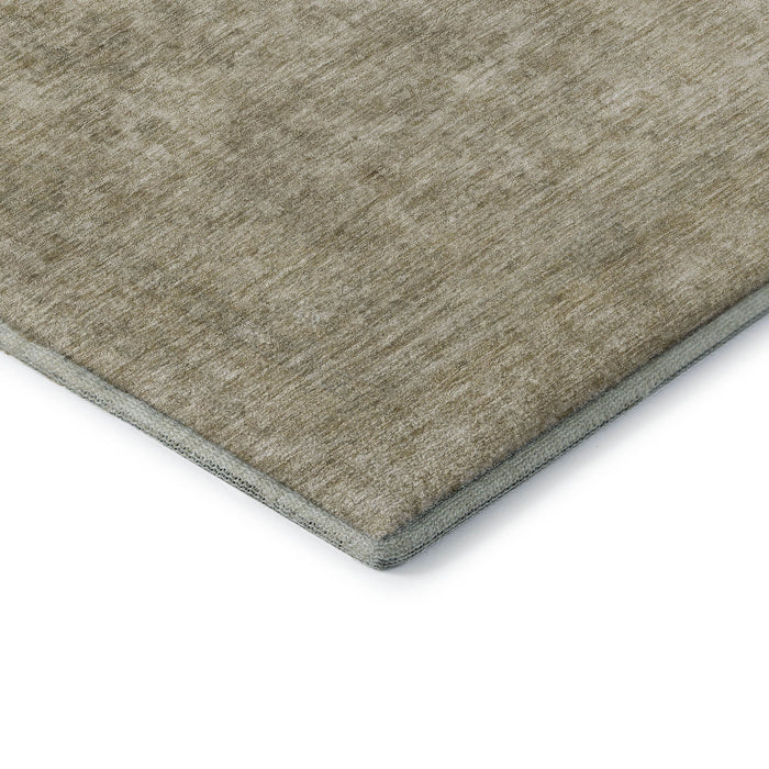 10' X 14' Oriental Washable Area Rug With UV Protection (695876) - Tan / Beige