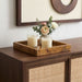 Elegant marble tray by Meridian Furniture featuring a smooth, polished surface perfect for serving or decorative display.