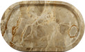 Marble tray from Meridian Furniture's Ophelia collection, featuring a sleek, polished genuine marble surface ideal for decor or serving.