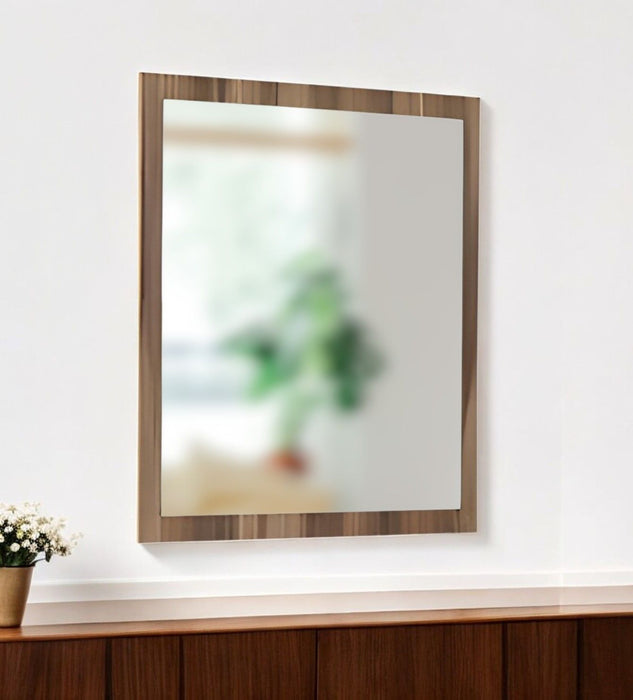 41" Framed Accent Mirror - Natural