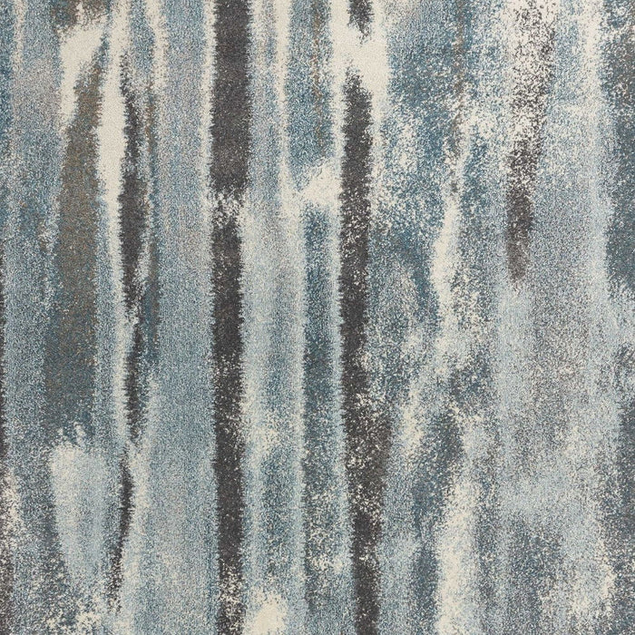 9' x 13' Polypropylene Area Rug - Teal