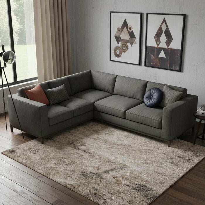 12' X 15' Abstract Area Rug (722315) - Blue / Ivory