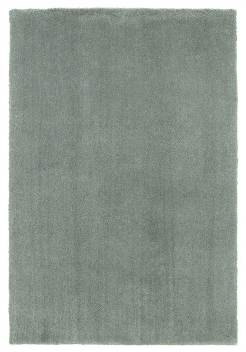 9' x 13' Indoor Shag Rug - Slate Blue