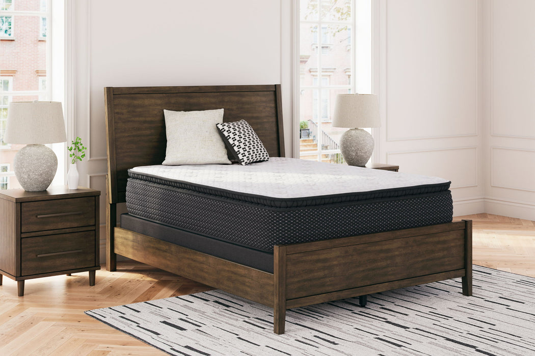 Sierra Sleep® by Ashley limited edition innerspring mattress with plush surface and supportive coil system.