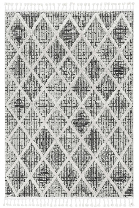 12' x 15' Geometric Area Rug - Charcoal