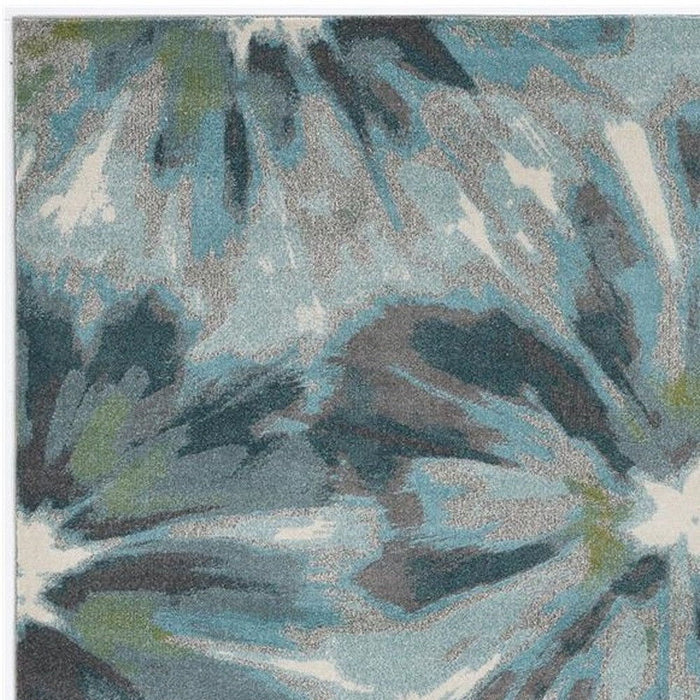 8' x 11' Area Rug - Teal