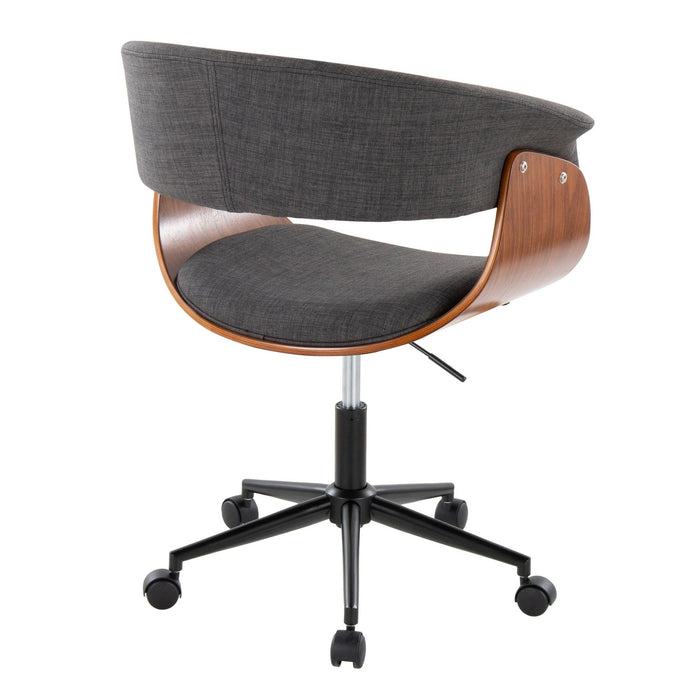 Vintage Mod - Office Chair - Walnut Base