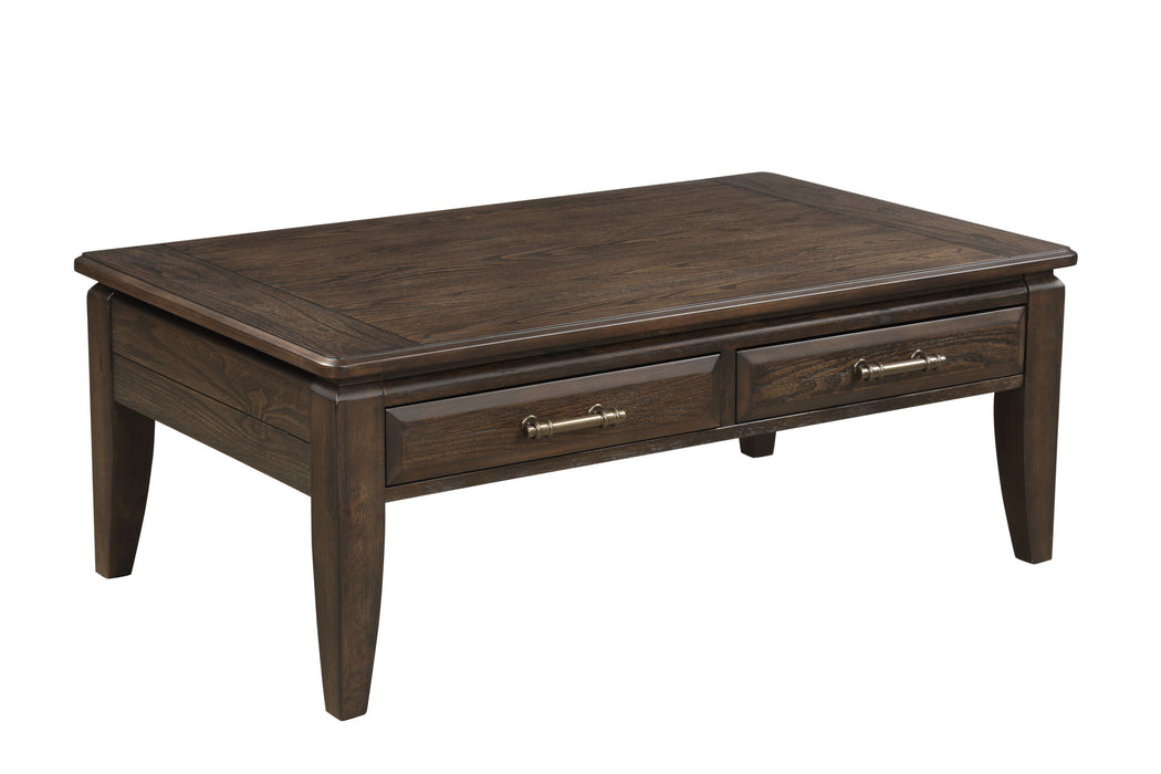 Trditional Table Traditional Table With Storage - Elegant Mahogany Design