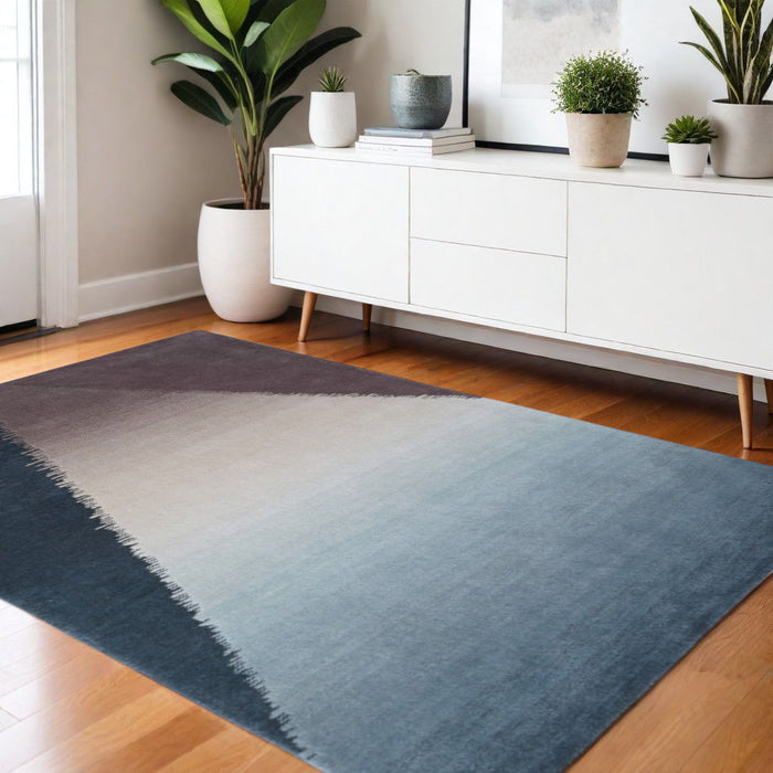 4' X 6' Geometric Hand Tufted Area Rug - Taupe