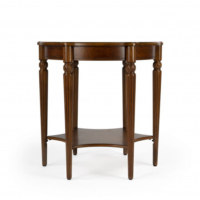 Burl Accent Table - Olive Ash