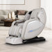 Giga Titan 4D Advent massage chair in taupe with intelligent control, featuring padded armrests and a modern design.