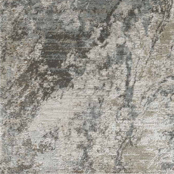 9.3' x 12.5' Abstract Power Loom Area Rug - Beige