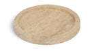Dimitri travertine tray by Meridian Furniture, featuring a rectangular shape with smooth stone surface and modern design.