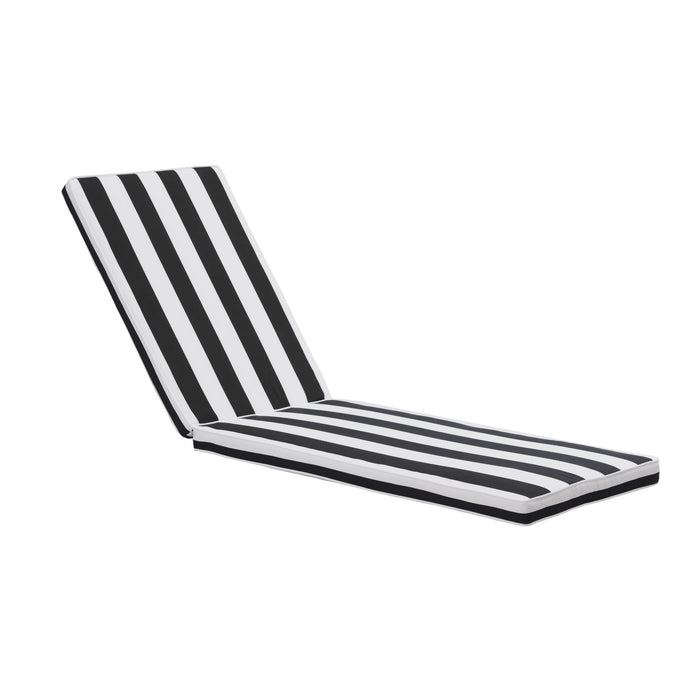 Giga outdoor lounge chair cushion set with back and seat cushions for patio chaise lounge furniture, comfortable and weather-resistant.